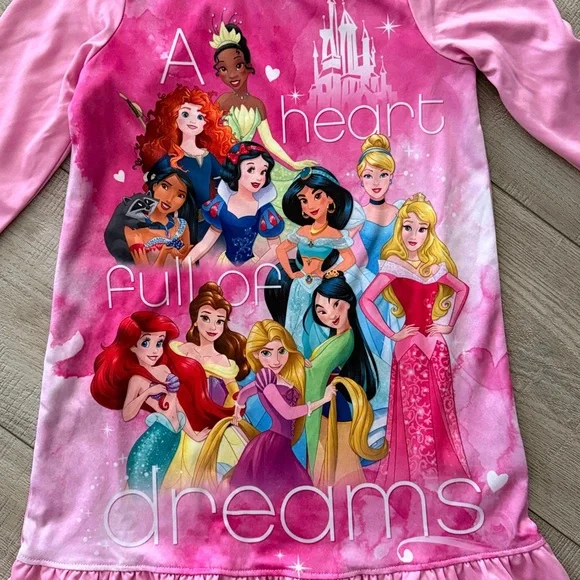 Disney Princess Sleep Gown- Girls Size 4 - Picture 2 of 4